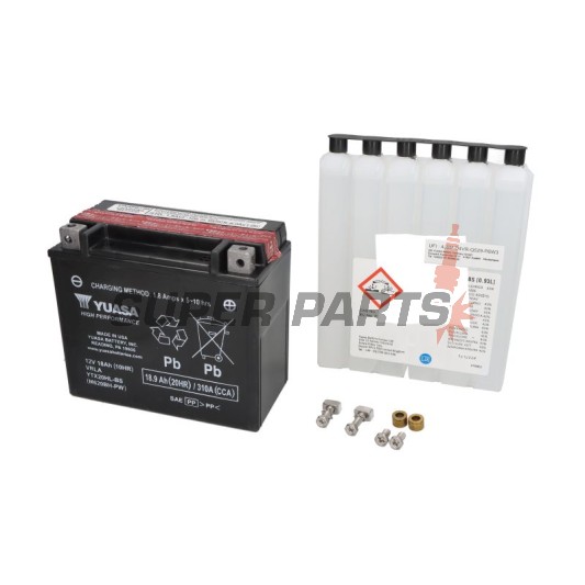 Μπαταρία -YUASA- YTX20HL-BS-PW, 19Ah 12V