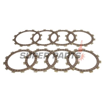 Σετ δίσκων συμπλέκτη -4 RIDE- TCS2297, Derbi Mulhacen 659 2006-2008, MZ/MUZ Skorpion 660 1994-2002, Yamaha SRX/SZR/TT/XT/XTZ/YFM 400-660 1983-2005