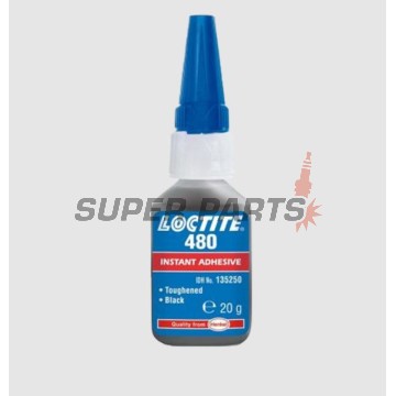 Κόλλα -LOCTITE- 480, στιγμιαία, μαύρο, ανθεκτικό σε κρούση, 20g