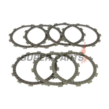Σετ δίσκων συμπλέκτη -TRW- MCC148-7, Honda CB 400 Super Four, CB 750 Night Hawk, CB 750F2 Seven Fifty (1992-2005)