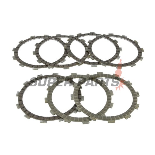 Σετ δίσκων συμπλέκτη -TRW- MCC148-7, Honda CB 400 Super Four, CB 750 Night Hawk, CB 750F2 Seven Fifty (1992-2005)