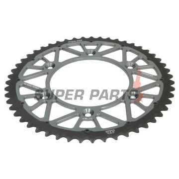 Πίσω γρανάζι -JT- JTX210,51GR, 51 δόντια, γκρι, υβριδικό, Betamotor RR 125 2018-2021, RR 250 2013-2021, RR 400 2013-2016, RR 450 2013-2014, Honda CR 125 1983-2007, CR 250 1984-2008, CR 500 1984-2001, CRF 150 2003-2018, CRF 230 2003-2017