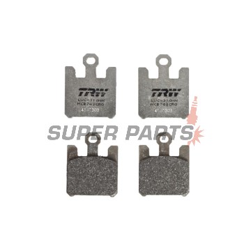 Τακάκια φρένων -TRW- MCB742CRQ, Kawasaki VN1600 Mean Streak/ZX-6R 636/ZX-6RR/ZX-10R/ZX-12R Ninja + Suzuki GSX-R1000 (2003-2007)