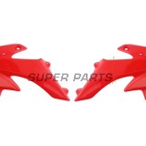 Μπροστινά πλαϊνά πλαστικά -POLISPORT- κόκκινα, HONDA CRF 50 2004-2023
