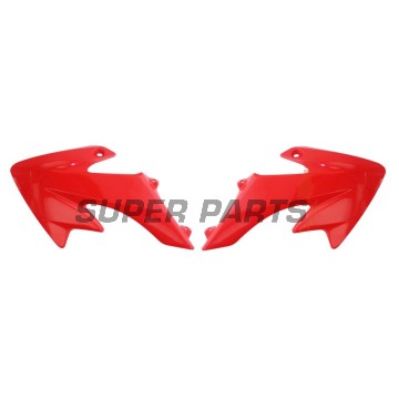 Μπροστινά πλαϊνά πλαστικά -POLISPORT- κόκκινα, HONDA CRF 50 2004-2023