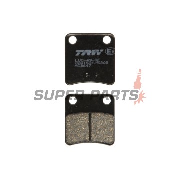 Τακάκια φρένων -TRW- MCB647, Cagiva City, Daelim E-Five, Gilera GP800, Honda Dio/Super Dio/Dio Baja, HSC Dio/ZX, SYM Cinderella/DD/Super Fancy (1990-2008)