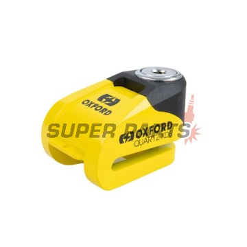 Κλειδαριά δισκόφρενου -OXFORD- Quartz XD6 6mm, κίτρινος/μαύρος