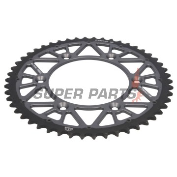 Πίσω γρανάζι -JT- JTX897,50GR, 50 δόντια, γκρι, υβριδικό, Husaberg FC 350 1996, FC 400 1996-1999, FC 450 2004-2006, FC 501/600 2000, FC 550 2003-2008, FE 250 2013-2014, FE 350 1996, 2013, FE 390 2010-2012, FE 400 2000-2003, FE 450 2004-2014