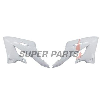 Μπροστινά πλαϊνά πλαστικά -POLISPORT- λευκά, YAMAHA YZ 125/250 2022-2023