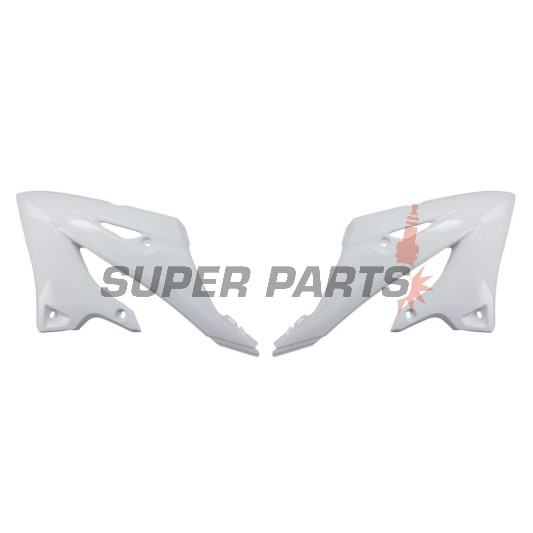 Μπροστινά πλαϊνά πλαστικά -POLISPORT- λευκά, YAMAHA YZ 125/250 2022-2023