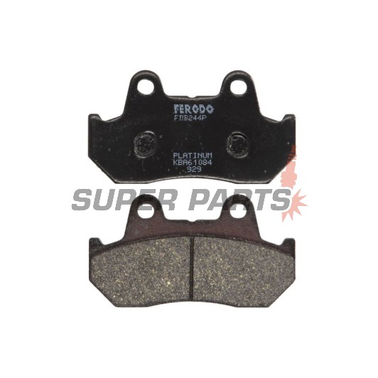Τακάκια φρένων -FERODO- FDB244P, Honda CB 900/1100, CBR 600F (1987-1990), CX 500/650, VF 500-1000 Interceptor & Magna, VT 500-1100 Shadow, XL 600 Transalp (1980-2000)