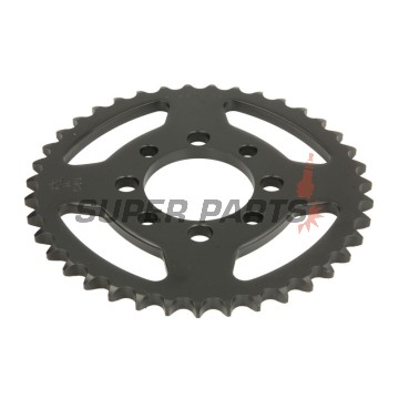Πίσω γρανάζι -JT- JTR802,39, 39 δόντια, ατσάλινο, Kawasaki KC 100 1980, KE 100 1979, 1982-1999, 2001, KH 100 1978, KM 100 1976-1978, Suzuki A 100 1977-1980, A 80 1974-1976, DS 80 1978-1979, 1982-2000, FL 125 2007-2010, GP 100 1978