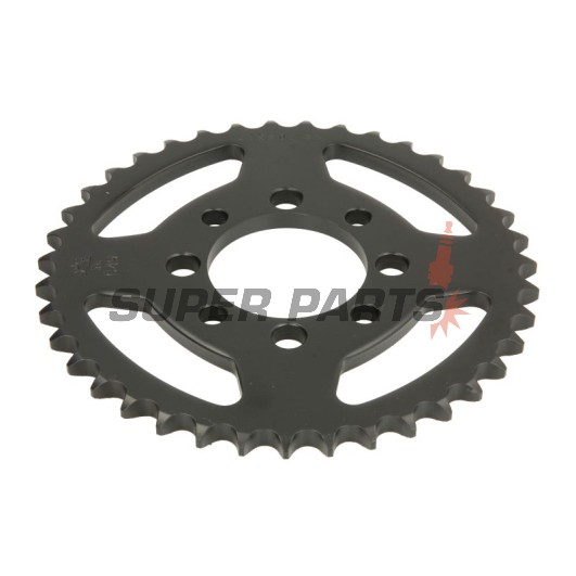 Πίσω γρανάζι -JT- JTR802,39, 39 δόντια, ατσάλινο, Kawasaki KC 100 1980, KE 100 1979, 1982-1999, 2001, KH 100 1978, KM 100 1976-1978, Suzuki A 100 1977-1980, A 80 1974-1976, DS 80 1978-1979, 1982-2000, FL 125 2007-2010, GP 100 1978