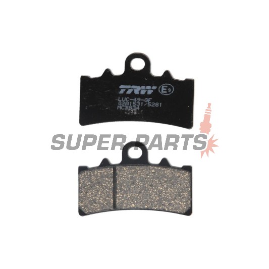 Τακάκια φρένων -TRW- MCB834, BMW C 400 GT, G 310; KTM Duke/RC 125/200/390 (2011-2020)