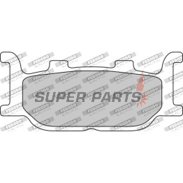 Τακάκια φρένων -FERODO- FDB2003EF, Yamaha FZ6 600/MT-03 660/SR 125/XJ 600S Diversion/XV Virago 125 250/XVS Drag Star 125 250 1100/YP Majesty 250 400 (1995-2009)