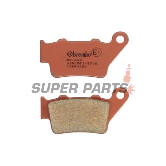 Τακάκια φρένων -BREMBO- 07BB02SD, BMW F650, G650, S1000RR, Husqvarna TE/WR/SM, KTM Duke/EXC/LC4/Supermoto, Aprilia Pegaso, Honda CB500, Yamaha XT/MT-03