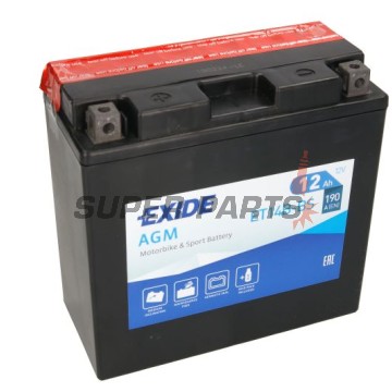 Μπαταρία -EXIDE- YT14B-BS, 12Ah 12V