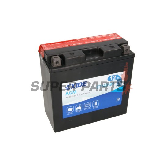 Μπαταρία -EXIDE- YT14B-BS, 12Ah 12V
