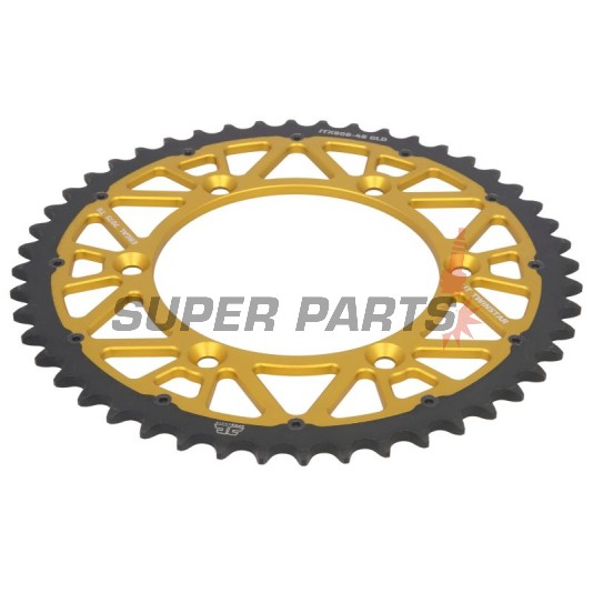 Πίσω γρανάζι -JT- JTX808,48GLD, 48 δόντια, χρυσό, υβριδικό, Suzuki DR 350 1990-1999, DR-Z 400 2000-2017, RM 125 1985-2012, RM 250 1987-2012, RM-X 250 1989-2001, RM-X 450 2010-2019, RM-Z 250 2007-2019, RM-Z 450 2005-2018