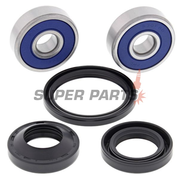 Σετ ρουλεμάν τροχού -ALL BALLS- Honda CBF 125 2009-2013, CBR 125 2004-2015, XR 125 2004-2011