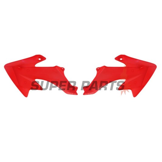 Μπροστινά πλαϊνά πλαστικά -POLISPORT- κόκκινα, HONDA CRF 50 2004-2023