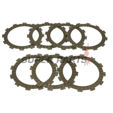 Σετ δίσκων συμπλέκτη -TRW- MCC504-7, Cagiva Mito 125, HM CRE 125R, Husqvarna CR/SM/SMS/TC/TE/WR 125-310, KTM EXC/SX/XC 125-200