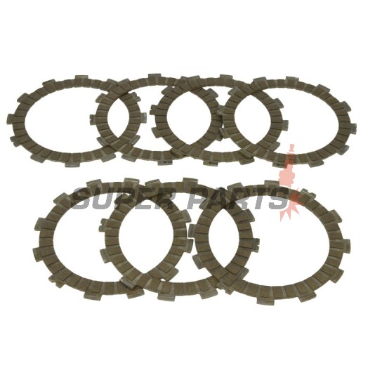 Σετ δίσκων συμπλέκτη -TRW- MCC504-7, Cagiva Mito 125, HM CRE 125R, Husqvarna CR/SM/SMS/TC/TE/WR 125-310, KTM EXC/SX/XC 125-200