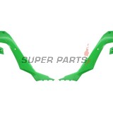 Μπροστινά πλαϊνά πλαστικά -POLISPORT- πράσινα, KAWASAKI KX 250/450 2019-2023