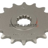 Μπροστινό γρανάζι -JT- JTF434,16, 16 δόντια, Suzuki DR 400 1980-1981, DR 500 1981-1983, GF 250 1988, GN 250 1982-1999, GZ 250 1999-2000, 2004-2012, SP 370 1979-1980, SP 400 1979, TU 250 1997-2001, 2009-2019, VL 250 2000-2007, 2012