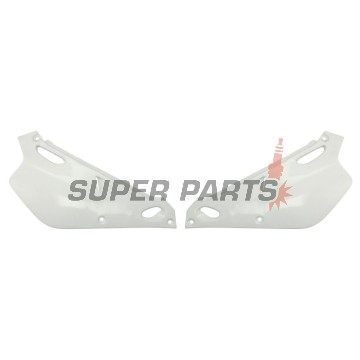 Πίσω πλαϊνά πλαστικά -POLISPORT- λευκά, YAMAHA YZ 80 1993-2001
