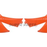 Μπροστινά πλαϊνά πλαστικά -POLISPORT- πορτοκαλί, KTM SX 65 2002-2008