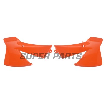Μπροστινά πλαϊνά πλαστικά -POLISPORT- πορτοκαλί, KTM SX 65 2002-2008