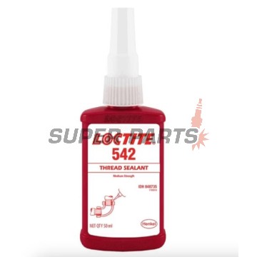 Στεγανοποιητικό σπειρωμάτων -LOCTITE- 542, για υδραυλικά και πνευματικά ρακόρ, 50ml