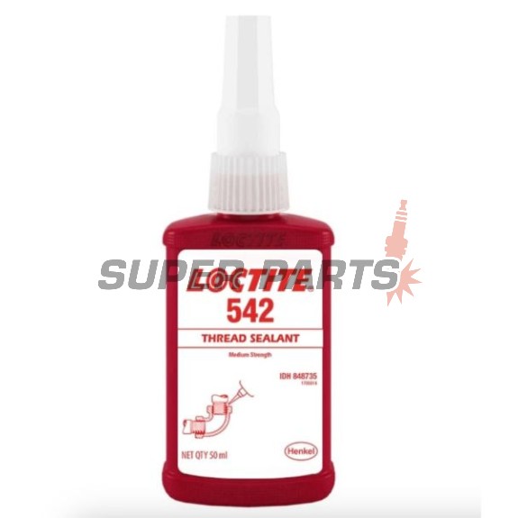 Στεγανοποιητικό σπειρωμάτων -LOCTITE- 542, για υδραυλικά και πνευματικά ρακόρ, 50ml