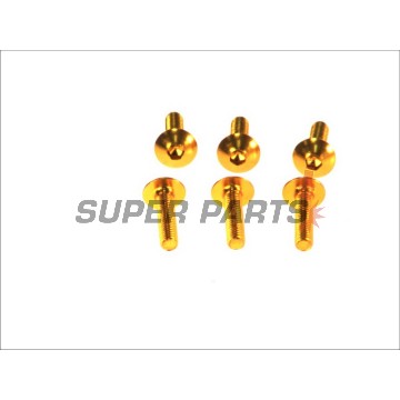 Σετ βιδών -VICMA- M5x20mm, χρυσά, 6τεμ.