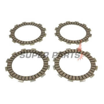 Σετ δίσκων συμπλέκτη -TRW- MCC560-4, Aprilia RS 50 (2006-2010), RS4 50 (2011-2018), RX 50 (2006-2013), SX 50 (2007-2018); Derbi GPR 50/50R/Nude (1998-2016), Senda 50R/SM/DRD/X-Race/X-Treme/Racing/Pro (1995-2017)
