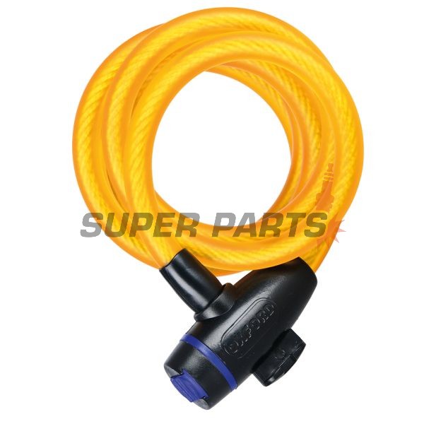 Αλυσίδα με κλειδαριά -OXFORD- Cable Lock 12mm x1.8m, χρυσό