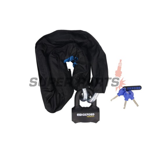 Αλυσίδα με κλειδαριά -OXFORD- Nemesis 16mm x1.2m