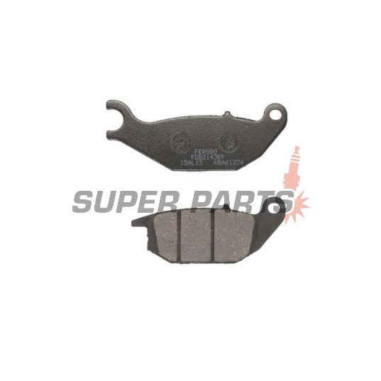 Τακάκια φρένων -FERODO- FDB2143EF, Honda CBR 125R 2004-2012, XL 125V Varadero 2001-2007
