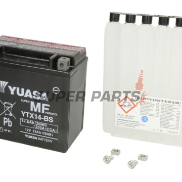 Μπαταρία -YUASA- YTX14-BS, 13Ah 12V