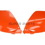 Πίσω πλαϊνά πλαστικά -POLISPORT- πορτοκαλί, KTM EXC, SX 125-300 2001-2003