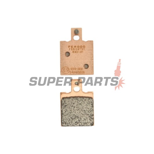 Τακάκια φρένων -FERODO- FDB207ST, Aprilia RS 50/125/250, AF1 125, Tuareg 125/350, Ducati Monster 600/900/1000, 916, SS 750/900, Cagiva Mito 125, Raptor 650, Elefant 750, KTM GS 125/500, MX 125/500, Moto Guzzi California 1100, Daytona 1000, V11 1100, Husqv