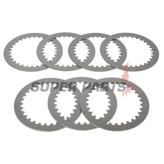 Σετ ατσάλινων δίσκων συμπλέκτη -TRW- MES319-7, Yamaha FJ1100/FJ1200 (1984-1997), Yamaha XJR1200/XJR1300/XJR1300 Racer (1994-2016), Yamaha YZF-R1 1000 (1999-2003)