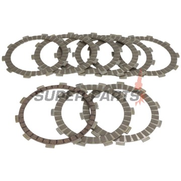 Σετ δίσκων συμπλέκτη -TRW- MCC319-9, Suzuki GSX-R 600 (1997-2005), Triumph Daytona 600/675, Speed Four 600, Street Triple 675/R/RX, TT 600, Tiger 800/XC/XCX/XCA (2000-2020)