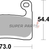 Τακάκια φρένων -BREMBO- 07GR90SA, BMW R1250GS/Adventure/RS/RT/R (2019-2022), BMW S1000RR/S1000R/S1000XR (2010-2021)