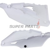 Πίσω πλαϊνά πλαστικά -POLISPORT- λευκά, KAWASAKI KX 250/450 2019-2023
