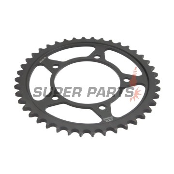 Πίσω γρανάζι -JT- JTR702,42, 42 δόντια, ατσάλινο, Aprilia NA 850 2007-2016, RSV 1000 1998-2009, SL 750 2007-2016, SMV (Dorsoduro) 1200 2011-2016, SMV (Dorsoduro) 750 2007-2016, SMV (Dorsoduro) 900 2017-2020, Tuono 1000 2003-2011