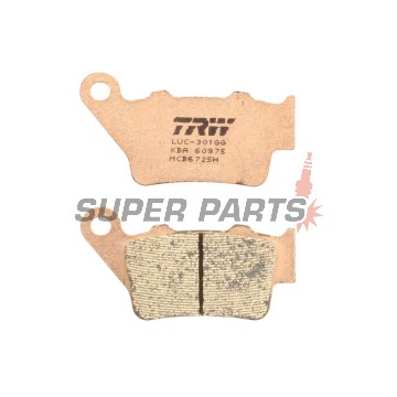 Τακάκια φρένων -TRW- MCB672SH, Alfer VR 250, Aprilia Pegaso 650, Husaberg FE/FS 450-650, Husqvarna CR/TE/WR 125-610, KTM EXC/LC4/Duke 250-690, Yamaha TT 600, WR 125 (1993-2022)