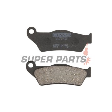 Τακάκια φρένων -RMS- 22 510 0430, Aprilia MX 125 2004-2006, Aprilia RX 125 1994-1997, BMW G 450 2008-2011, Cagiva Elefant 750 1993-1995, Ducati Monster 620 2005-2006, Ducati Monster 695 2007-2008, Ducati Monster 800 2005-2007, KTM SC 625 2002