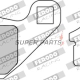 Τακάκια φρένων -FERODO- FDB314EF, Aprilia Tuareg 600, Buell M2/S1/S3 1200, Gas Gas Enducross 125, Husqvarna CR/TE/WR 125-510, Kawasaki GPZ/KL Tengai/KLE/KLR/KX/ZR 250-650, Kymco CK1 125, Suzuki GT 80 1981-2015